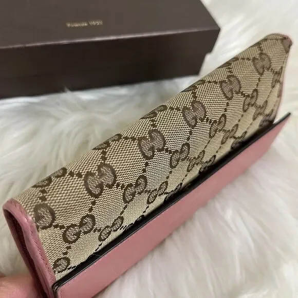 💯Authentic Gucci Bifold Long wallet 🍀 - Picture 7 of 15